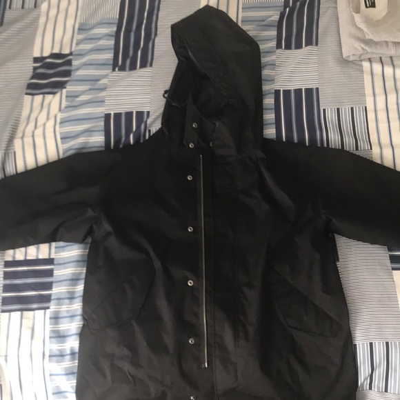 uniqlo blocktech parka fishtail